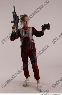 DENISA WITH TWO GUNS